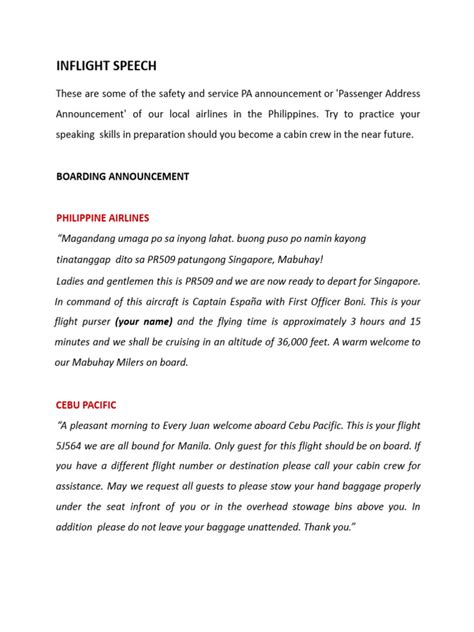 Updated Inflight Speech .